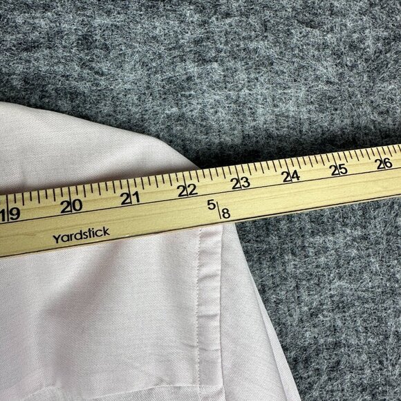 Joseph & Feiss Dress Shirt Men's18.5  36/37 Light Pink, Long Sleeve, Button Up - Picture 9 of 16